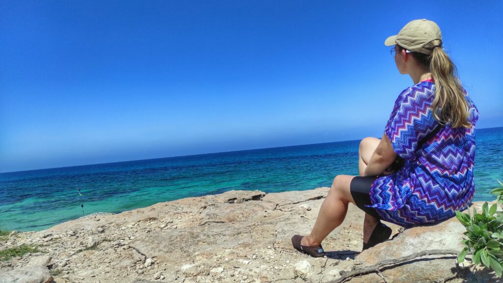 Isla Mujeres výhľad útes